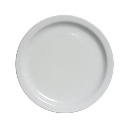 TUXTON CHINA Colorado 7.5 in. Plate - Porcelain White - 3 Dozen CLA-074